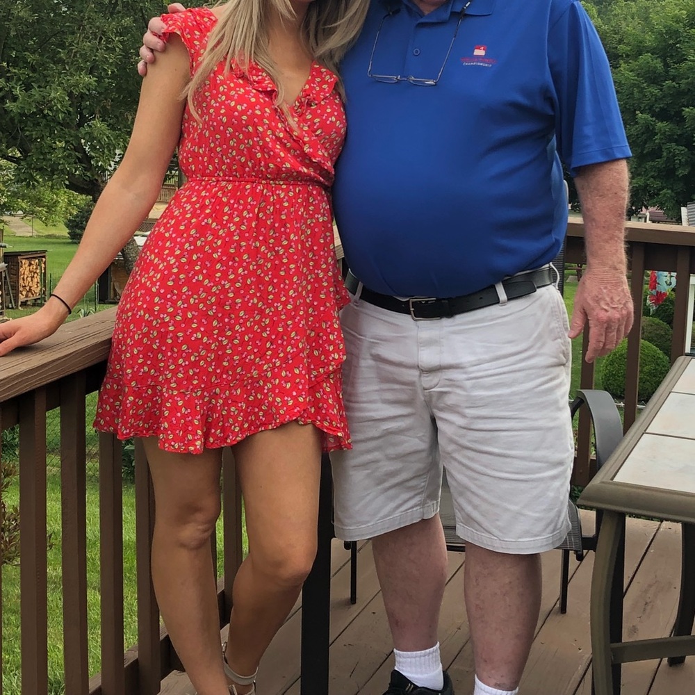 Red cherry dress - Picture 3 of 4